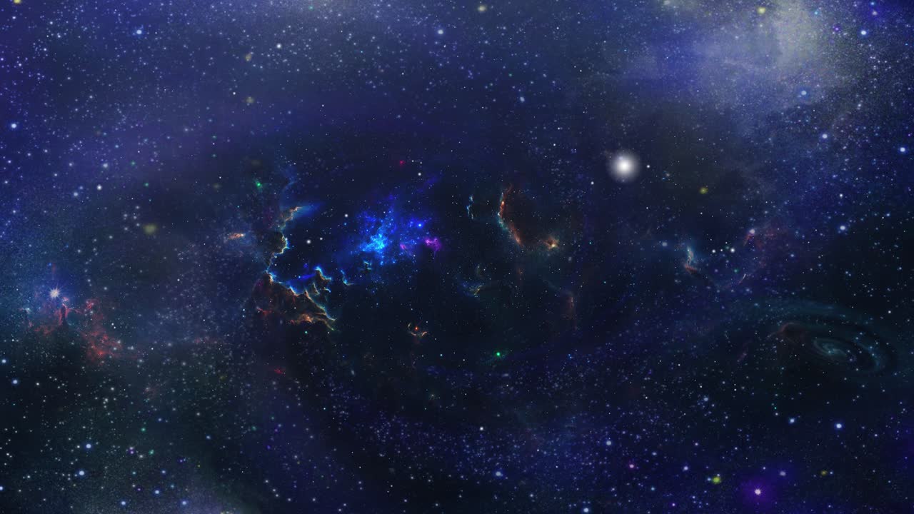 Lights star nebula space background
