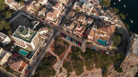 spain mallorca cala figuera view from above with a drone at 4k 24 fps using nd filters and at different times in the day using dji mavic air