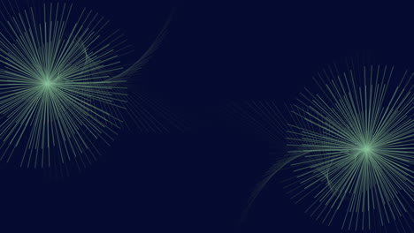 Futuristic-and-spiral-green-geometric-lines-in-dark-galaxy