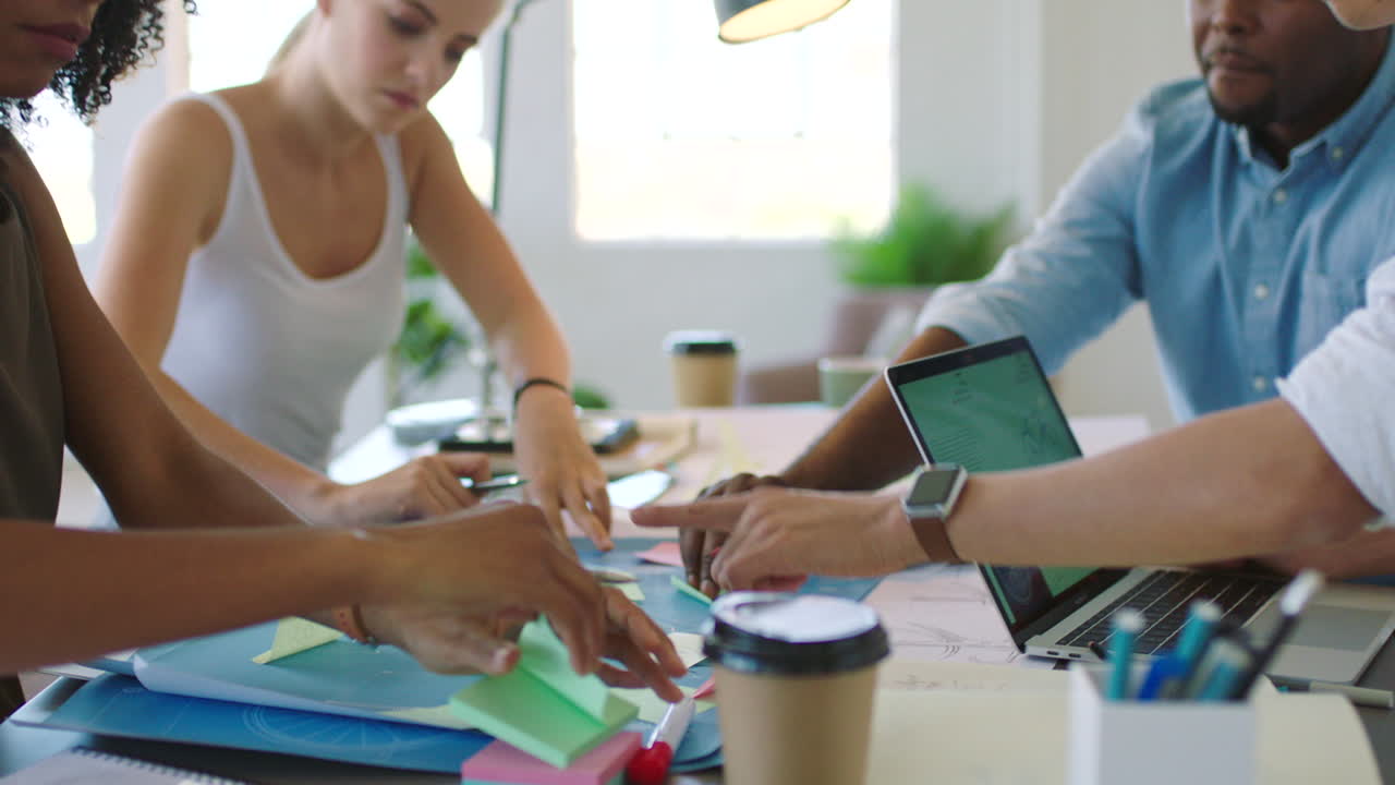 Planning, working and teamwork job strategy