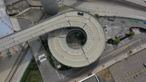 4k sobre el estacionamiento de cobo hall 2