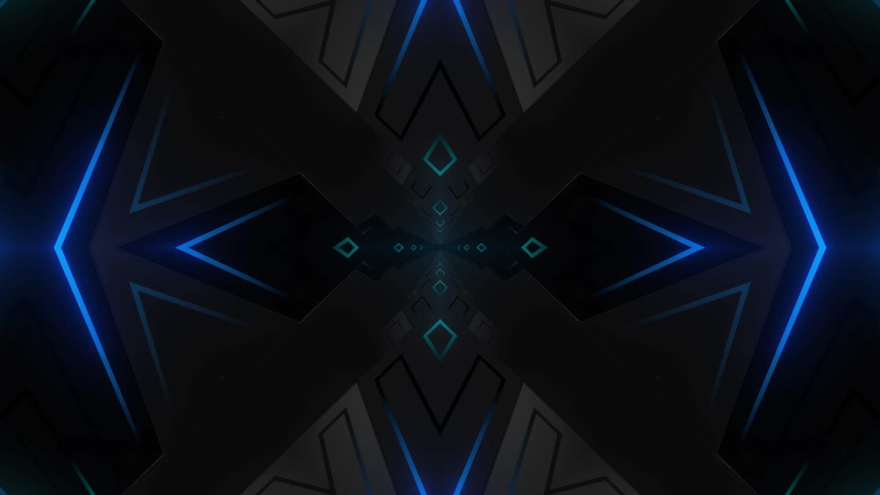 Abstract Geometric Neon Pattern