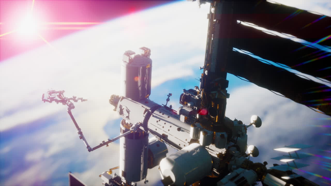 de cerca está volando sobre la atmósfera del globo terrestre