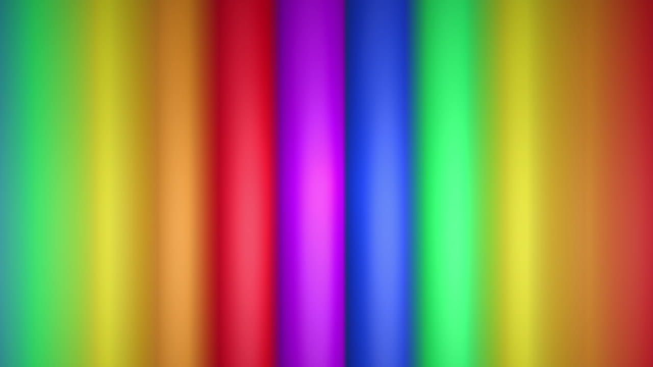 animación de rayas y colores del arco iris que se mueven en un bucle sin costuras
