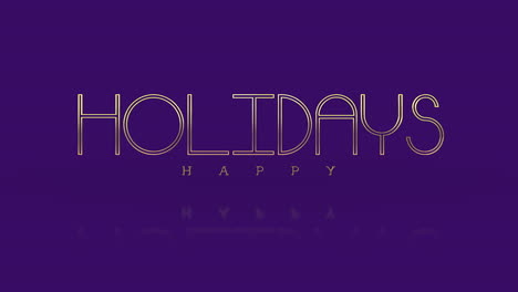 Elegance-Happy-Holidays-text-on-purple-gradient