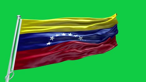 4k highly detailed flag of venezuela - venezuela flag high detail - national flag venezuela wave pattern loopable elements