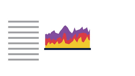 barras de estadísticas vídeo de información gráfica
