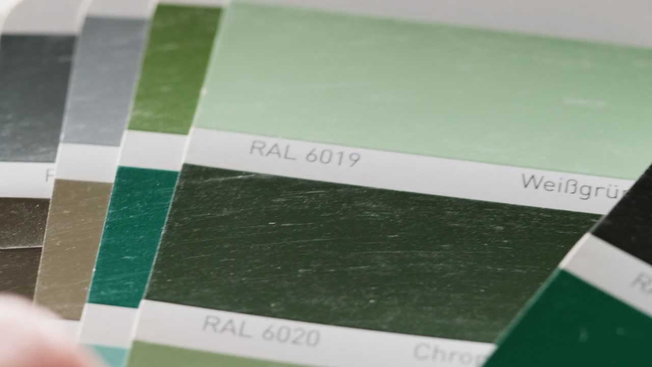 RAL Color Swatches