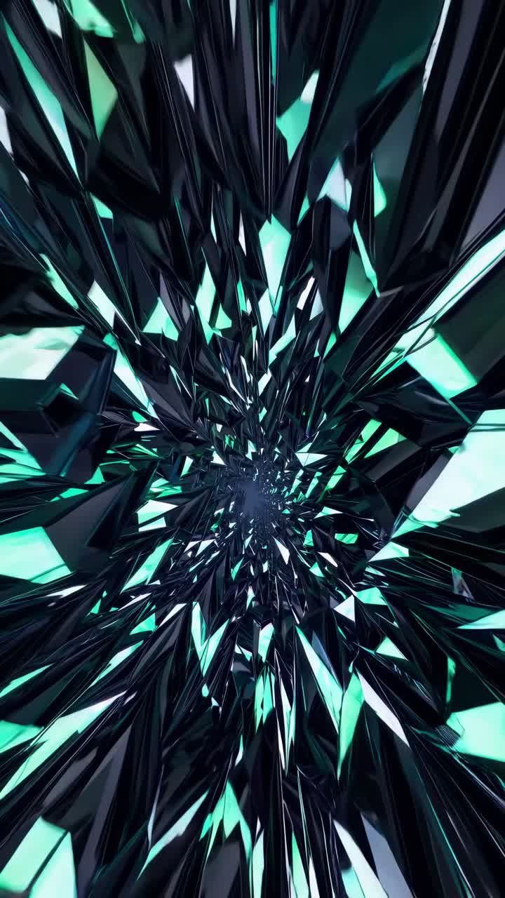 Abstract Geometric Light Tunnel
