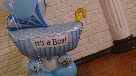 baloon birthday with word "it s a boy