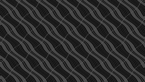 patrón blanco y negro en un fondo mínimo.