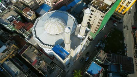 aerial view of al jumaa mosque in dar es salaam