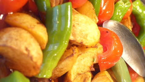 roasted vegetables with potatoes