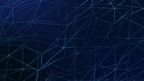 abstract technology futuristic blue loop background plexus particle. glow connection lines, dots