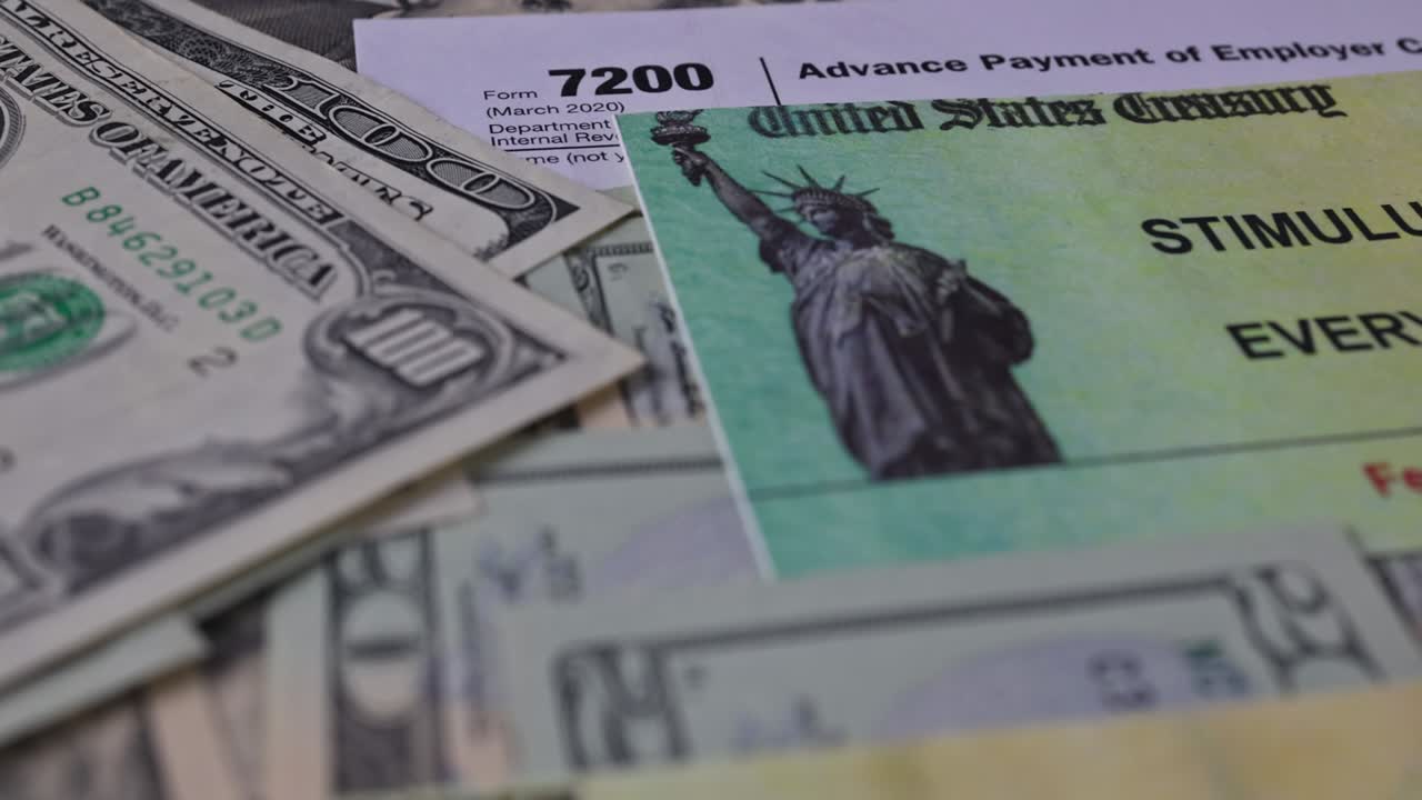 미국 재무부 체크: 7200 양식 사전 지불 코로나 바이러스 경제 영향 자극 지불