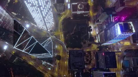 hong kong cityscape at night