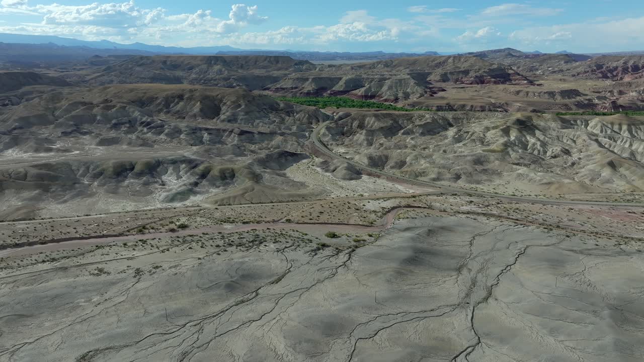 Ripresa aerea 4K del Parco Nazionale Capitol Reef nello Utah, USA