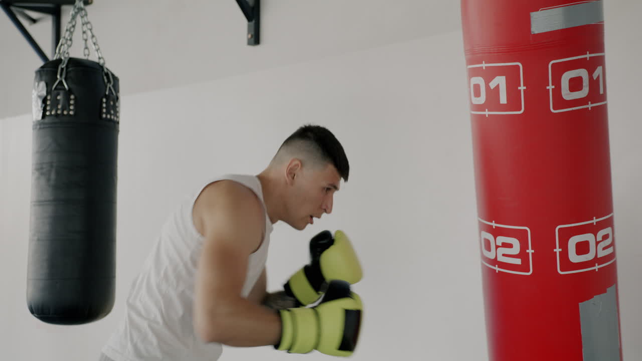 남자 권투 훈련