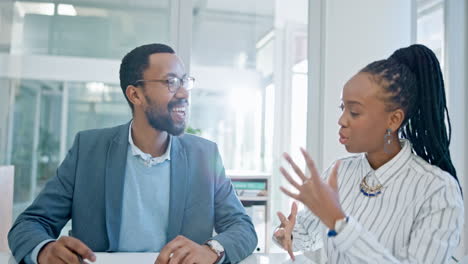 Black-people,-business-and-meeting-with-paperwork