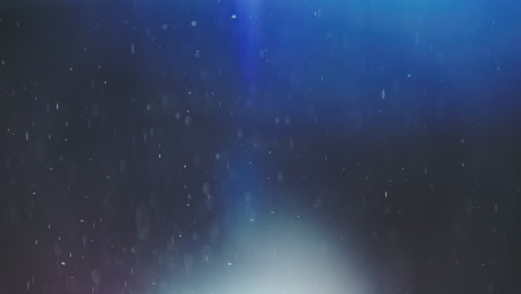 fondo azul abstracto con rayas y partículas ligeras
