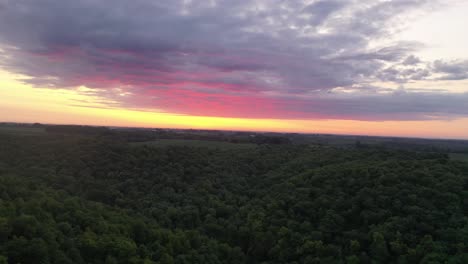 sunrise over a rural landscape