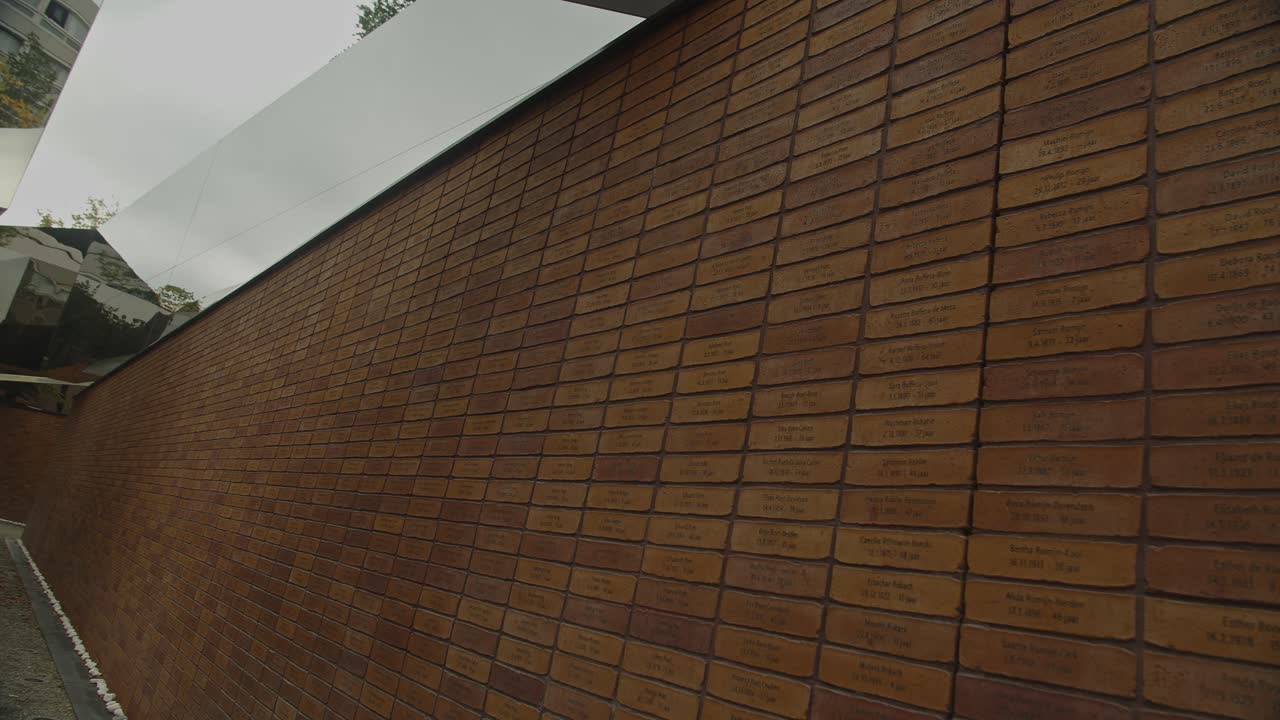 Memorial Wall with Engraved Bricks
