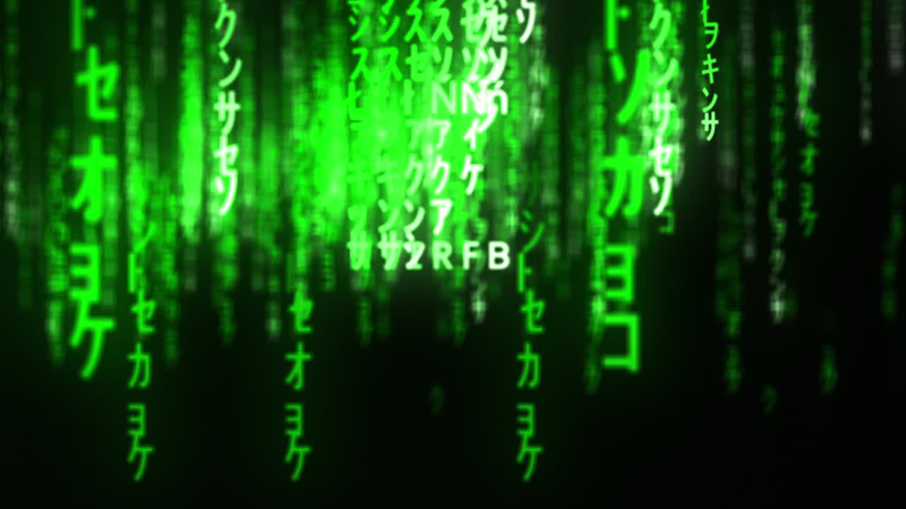 비트코인 매트릭스 - 이진 코드  입자 놀이터