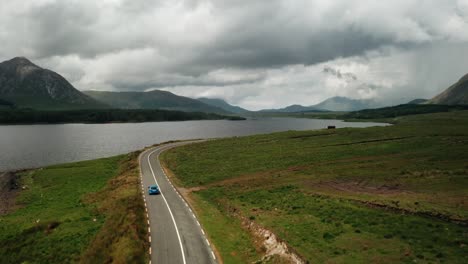 connemara landscape the twelve bens aerial
