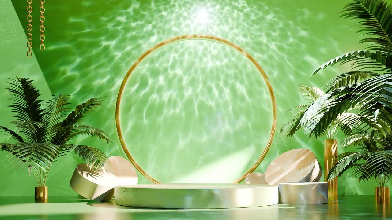 전자 상거래 판매 할인 제품 디스플레이 아름다움 스파 리조트 개념과 보석 금과 은 3d 렌더링 애니메이션 온라인 쇼핑 카트