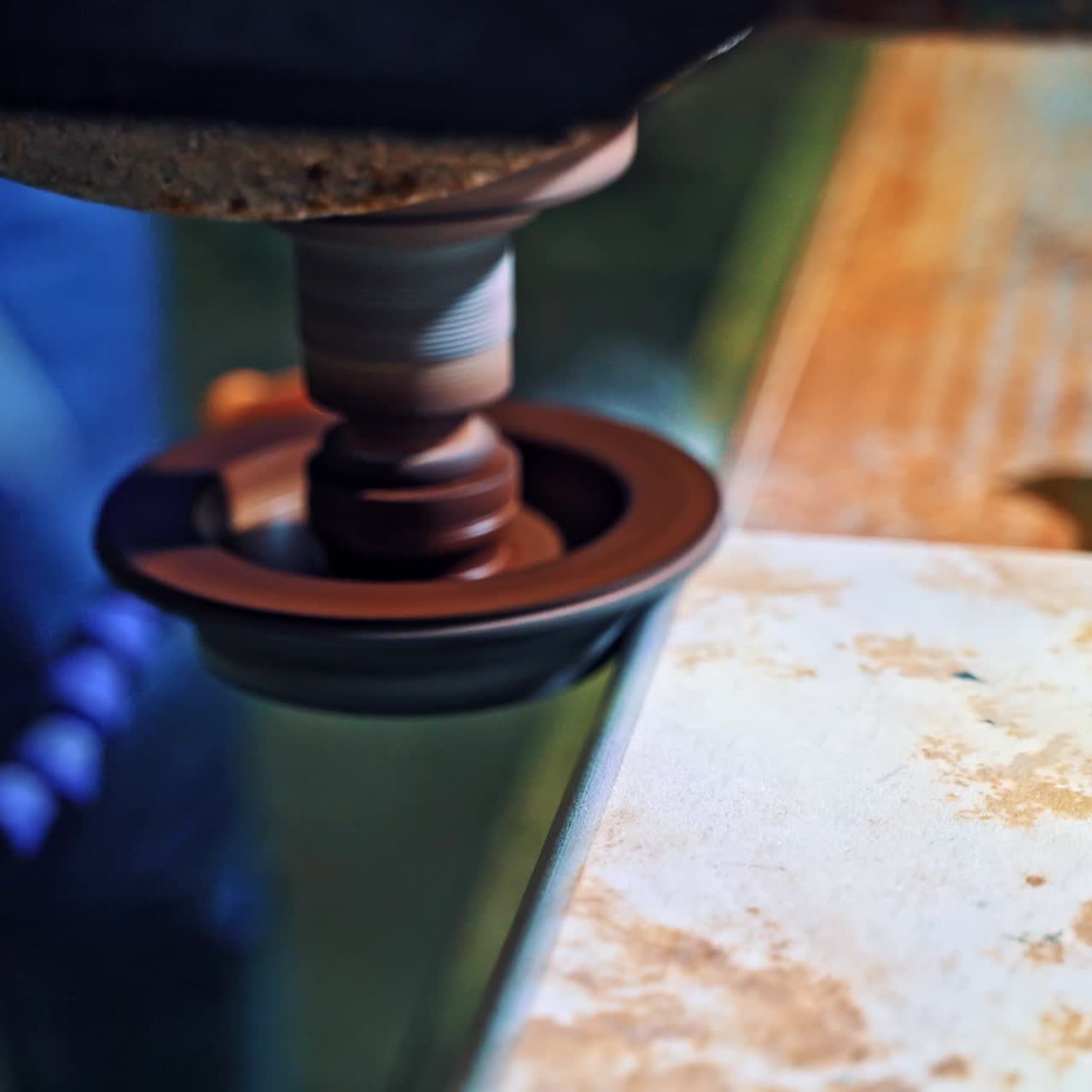 Grinding stone pavement