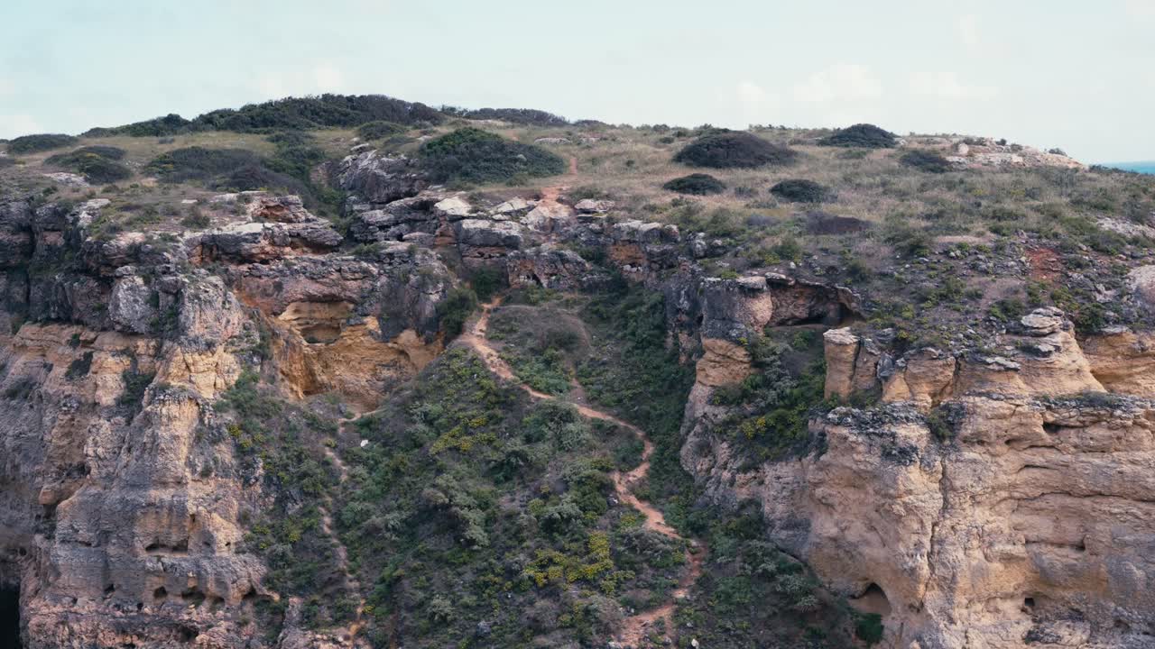 Ponta da Piedade In Lagos, Portugal - Static Shot