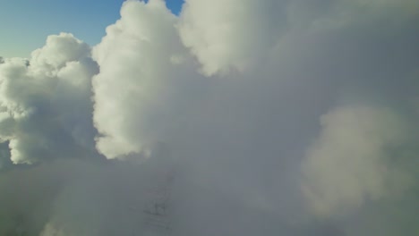 paisaje de nubes desde arriba