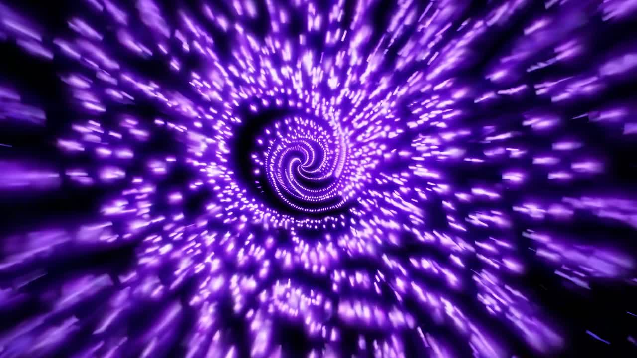 Vortice a spirale viola vibrante