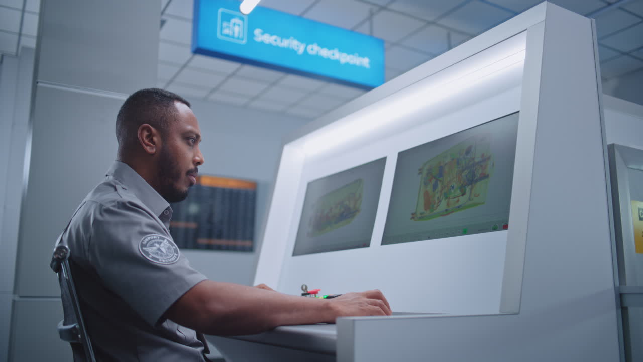 공항 보안 체크포인트