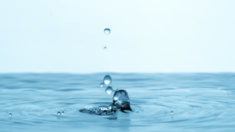 water drops close-up of water falls in a super slow motion. shot on super slow motion camera 1600 fps