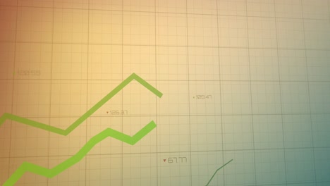 Animation-of-green-lines-and-data-processing-over-grid