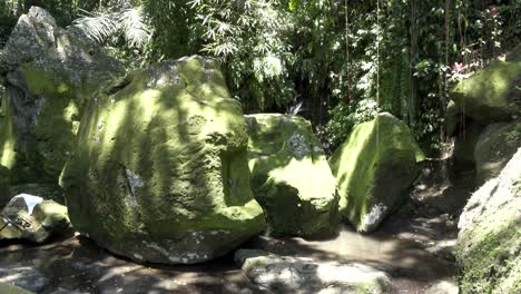 goa gajah, or elephant cave, is located on the island of bali near ubud, in indonesia. built in the 9th century, it served as a sanctuary