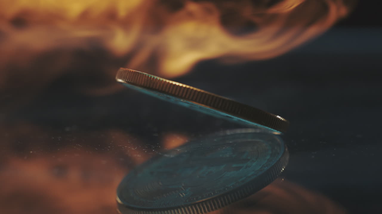 reflexión de la moneda de bitcoin