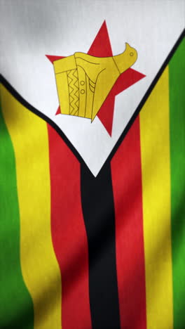 la bandera de zimbabue
