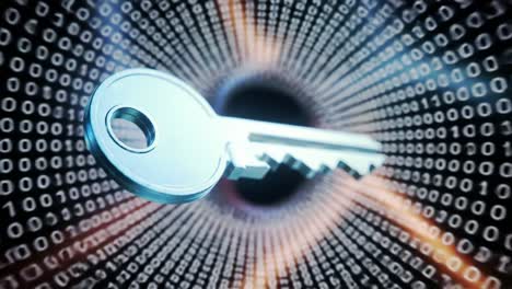 digital key in binary code