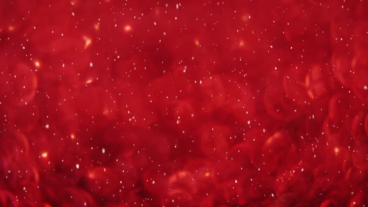 빛나는  ⁇ 은 불빛 위에 내리는 눈의 애니메이션