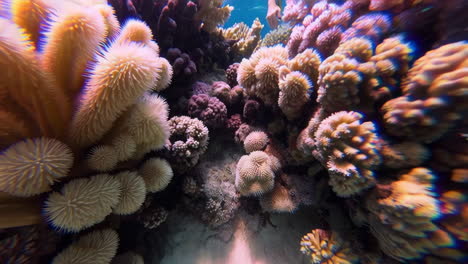 scuba diving adventure in a coral reef