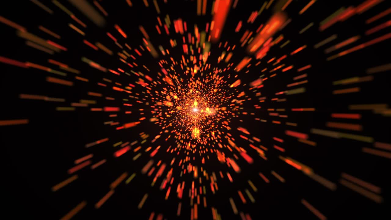 el túnel naranja del bucle vj