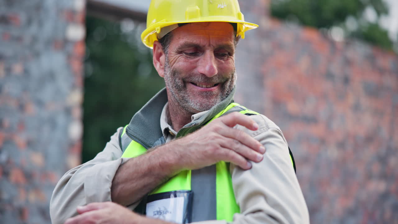 trabajador de la construcción en el sitio