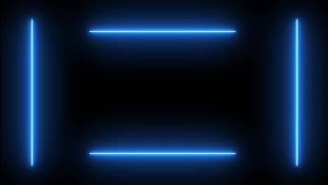 glowing neon lights