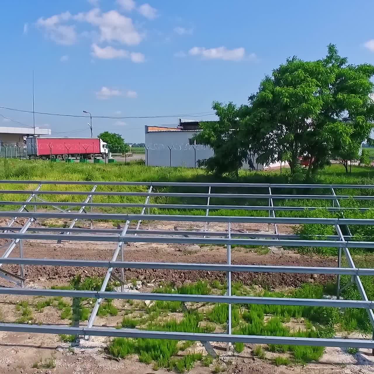 Construction at suburb area