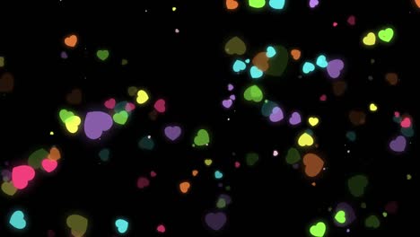 particle pop abstract effect background