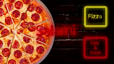 un video del fondo de la pizza pepperoni. imágenes. esta imagen es perfecta para que usted diseñe sus menús de restaurante. visite mi página. usted será capaz de encontrar una imagen para cada pizza vendida en su cafetería o restaurante