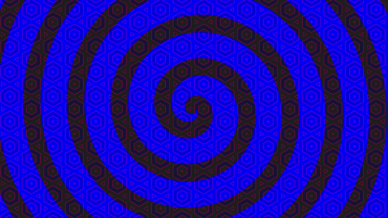 4k 비디오 모델 스트로보스코픽 및 최면 효과, 16:9 비디오 형식