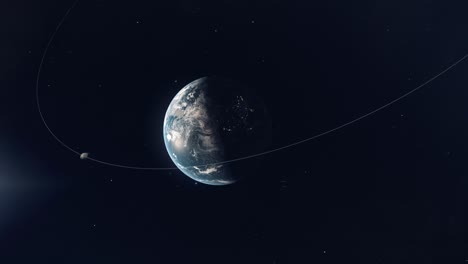 asteroid close approach to earth with trajectory